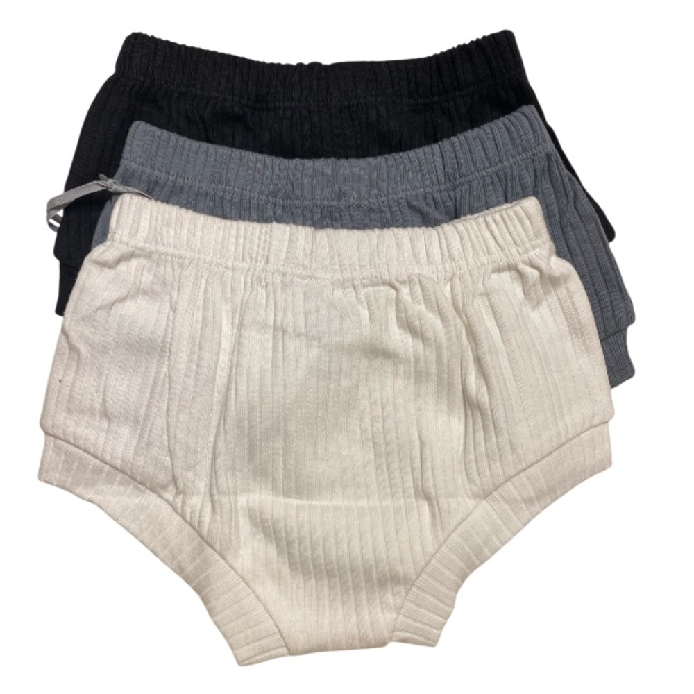 Cloud Island Cozy Comfy Bloomers - Black, Gray, and Cream 3 Pack NWT - Picture 2 of 6